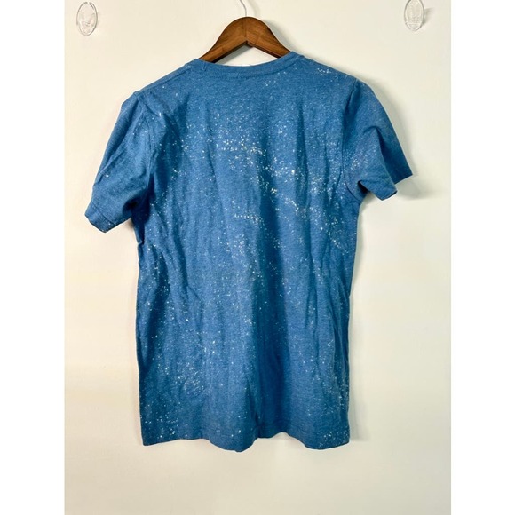 Cowgirl Western Boho Tee Shirt Blue Sz M - Picture 4 of 7